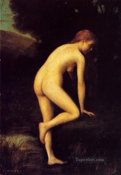 「浴者」のヌード ジャン・ジャック・ヘナー Oil Paintings